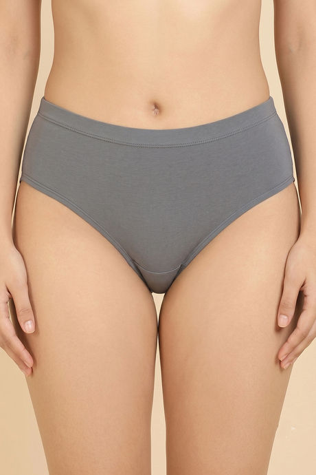 Zivame Full Coverage Medium Rise Hipster Panty (Pack of 3) - Multicolor — image 10